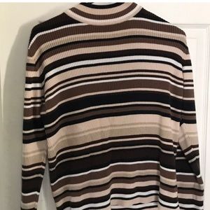 Karen Scott sweater with mock turtleneck